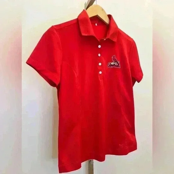 Women’s St. Louis Cardinals NIKE Golf Shirt - Picture 4 of 11